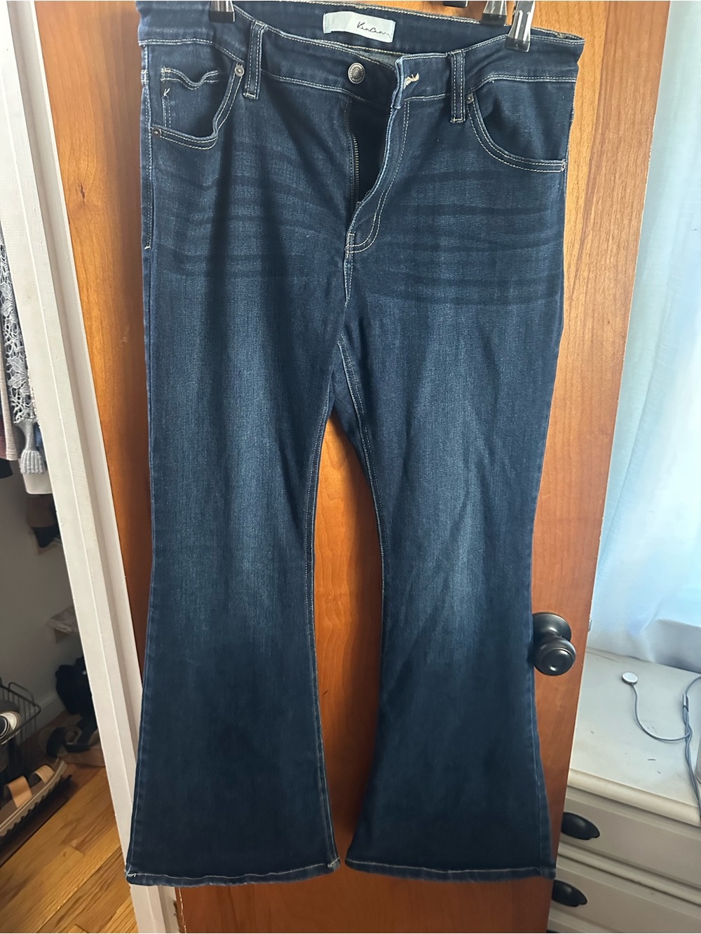 KanCan Dark Blue Flare Jeans